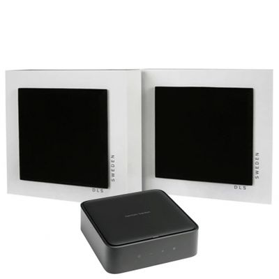 Citation Amp & 2-pack DLS Flatbox Slim Mini stereopaket, vit