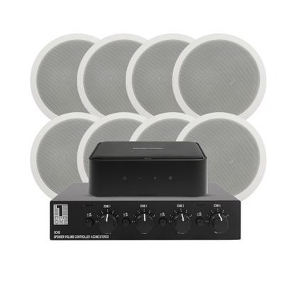 Harman Kardon Citation Amp & 4 par System One IC620, multiroompaket