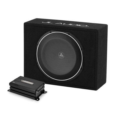 JL Audio CS112LG-TW1-2 med DLS Performance Slim PS1.500, 12 tums baspaket