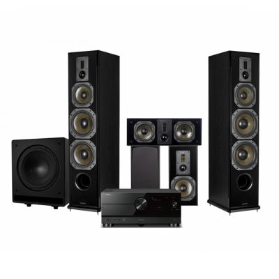 Dynavoice Definition DF-8II 5.1 hemmabiopaket med Yamaha RX-A4A