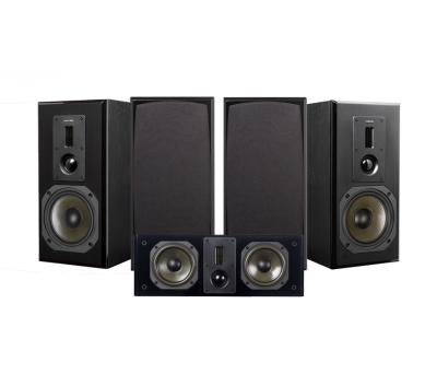 Dynavoice Definition DM-6 MKII med DC-5 5.0 högtalarpaket, svart