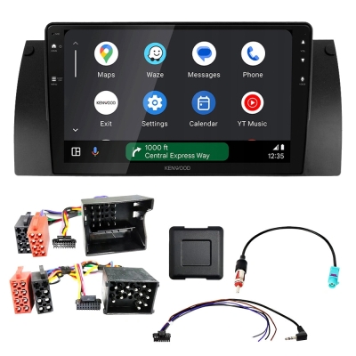 Kenwood DMX80AXS bilstereopaket till BMW 5-serie E39 1996-2004