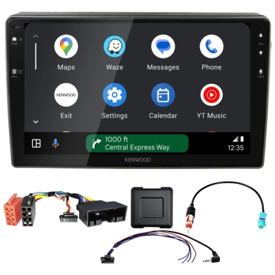 Kenwood DMX80AXS bilstereopaket till Ford Transit Custom/Tourneo Custom 2012-2018, övre originalenhet
