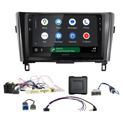Kenwood DMX80AXS bilstereopaket till Nissan Qashqai, X-Trail och Rogue