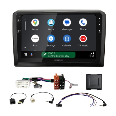 Kenwood DMX80AXS bilstereopaket till Suzuki Swift 2017-2024, pianosvart