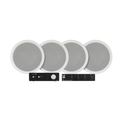 Dayton Audio DTA-100ST multiroompaket med växel och 2 par System One IC620