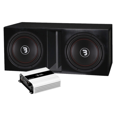 Bass Habit E300D2 i portad låda med SP31001FR, 2x12 baspaket