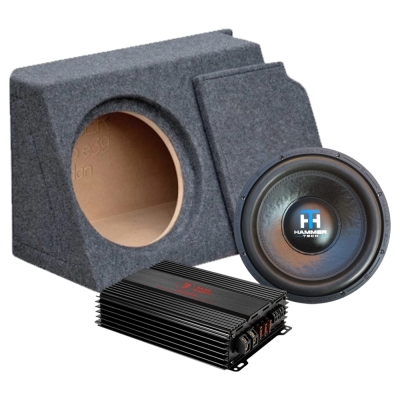 Baspaket med Hammer Tech LCW12V2 till BMW E39 Sedan 94-04