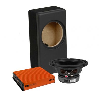 GAS MAD & Dayton Audio Baspaket till BMW E39 Sedan