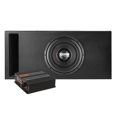 DS18 EXL-XX12.4DHE i portad Comp-låda med slutsteg, 1x12 baspaket