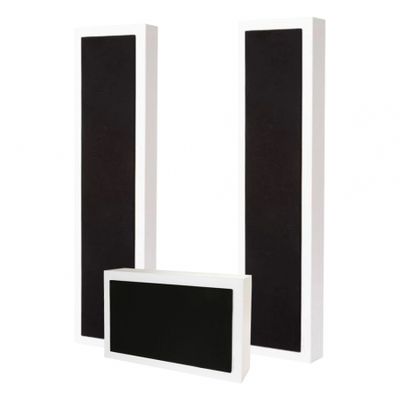 2-pack DLS Flatbox XXL & Flatsub 8.2 2.1 högtalarpaket, vit