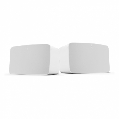 2-pack Sonos Five Wi-Fi-högtalare, vit