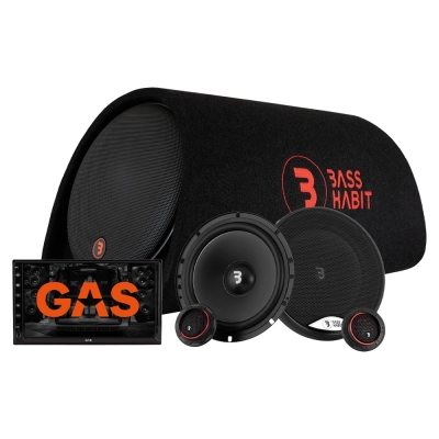 GAS GMV651BT med Bass Habit basrör och 6.5