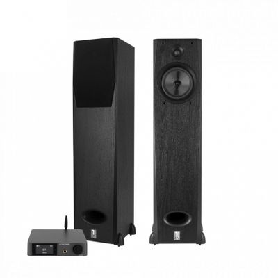 Dynavoice CA802BT & System One H16B stereopaket, svart