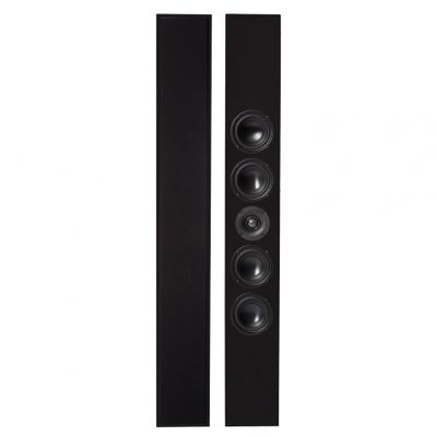 2-pack DLS Flatbox Slim XL on-wall, mattsvart