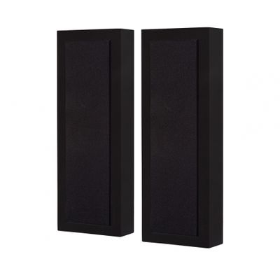 2-pack DLS Flatbox Slim Large vägghögtalare, mattsvart