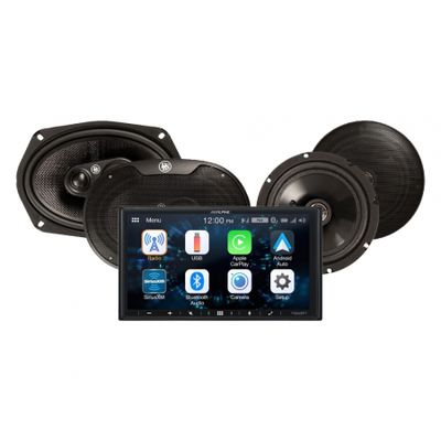 Alpine ILX-W650BT & DLS Performance M2-högtalare, bilstereopaket