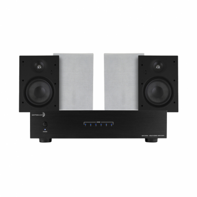 Dayton Audio MA1240 &  2 par System One IW690 inbyggnadshögtalare