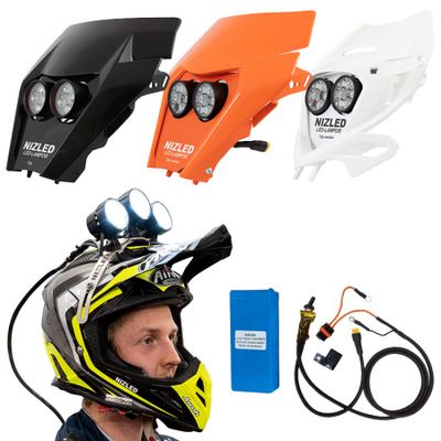 Nizled kåsakit 2017-2023 hojar med 5 lampor, hjälmkit, 15Ah-2h batteri + kåsaladdare och lampkåpa