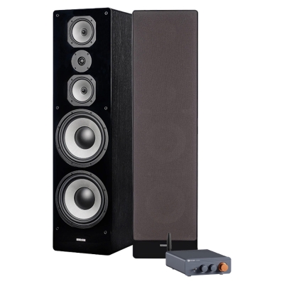 Dynavoice Challenger M-105 med Fosi Audio BT20A (48V), 2.0 stereopaket