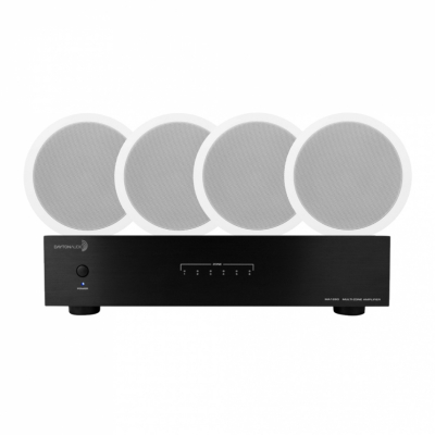 Dayton Audio MA1260 & 2 par System One IC820, multiroompaket
