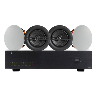 Dayton Audio MA1280 med 2 par JBL Stage 280C, multiroompaket