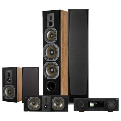 Dynavoice Definition 5.0 hemmabiopaket med JBL MA7100HP, ek