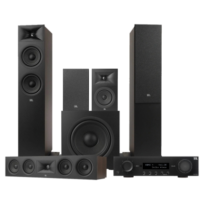 JBL Stage 260F 5.1 hemmabiopaket med MA710, svart