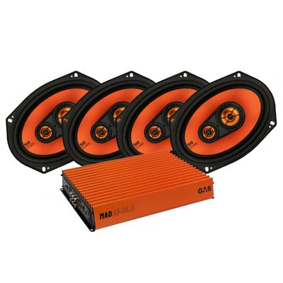 4-pack GAS MAD X1-694 & MAD A1-70.4, hatthyllepaket