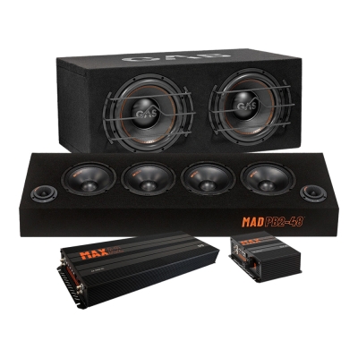 GAS MAX B1-212 raggarpaket med MAD PB2-48 och slutsteg