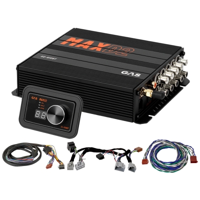 GAS MAX D2-610BT, 10-kanalig ljudprocessor/DSP till Volvo 2007-2016 (Performance)