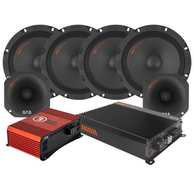 4-pack GAS MAX PMW1-84 SPL-paket med steg, medium