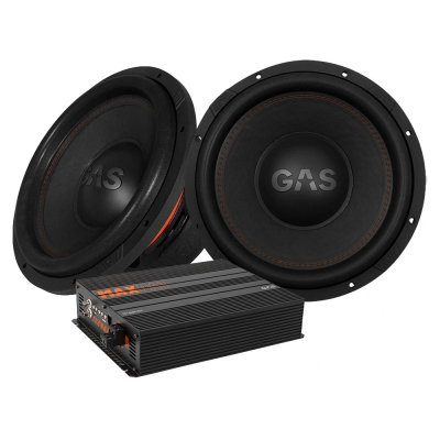 2-pack GAS MAX S1-15D1 med MAX PA1-5000.1DZ1, 2x15 baspaket