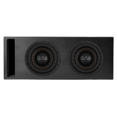 Portad 2x10 tum Comp-låda med 2st GAS MAX S2-10D1