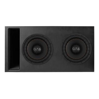 Portad 2x12 tums Comp-låda med 2st GAS MAX S2-12D2