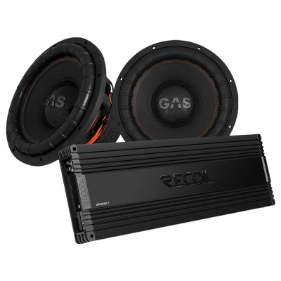 2-pack GAS MAX S2-15D1 med Recoil SPL6500.1, 2x15