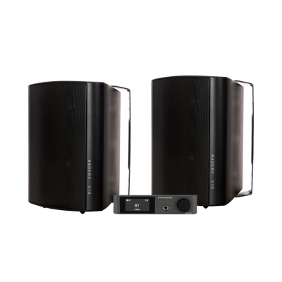 Dynavoice CA802BT & DLS MB5i utomhushögtalare, svart
