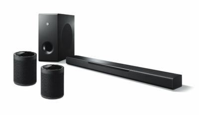 Yamaha MusicCast BAR400 med trådlösa surroundhögtalare