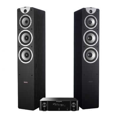 Marantz M-CR511 & Dynavoice Magic F-7 EX v3 Svart, stereopaket