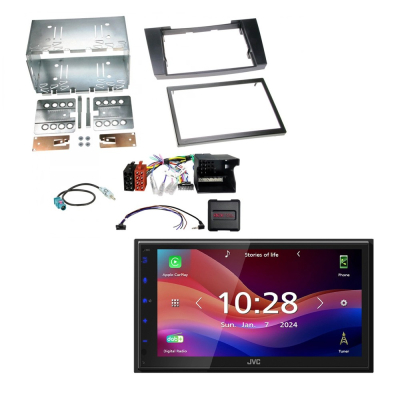 JVC KW-M695DBW bilstereopaket till Mercedes CLS/W211 2002-2008, passivt