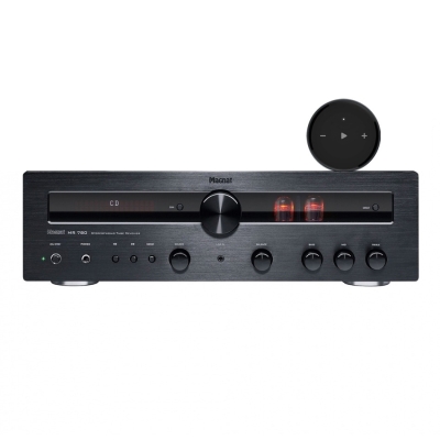 Magnat MR780 stereoförstärkare med Wiim Mini nätverksstreamer