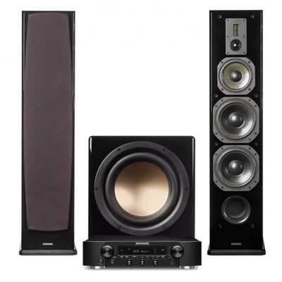 Marantz NR1200 & Dynavoice Definition DF-8 Hembiopaket 2.1