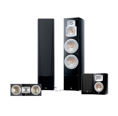 Yamaha NS-777 med center och surroundhögtalare, 5.0 högtalarpaket