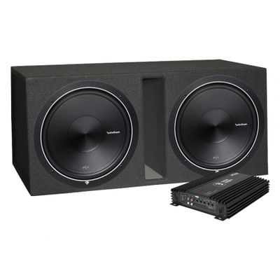 Rockford Fosgate P1S415 2x15 & Play Power 1000.1, baspaket