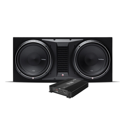 Rockford Fosgate P2-2X12 & Bass Habit Play Power 1000.1 (gen. 2), baspaket