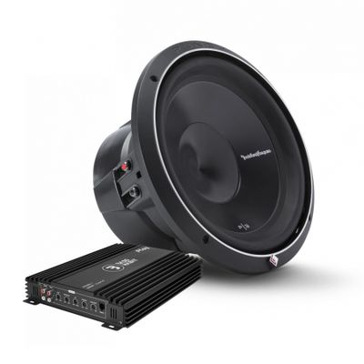 Rockford Fosgate Punch P3D2-12 & Bass Habit Play Power 600.1, baspaket