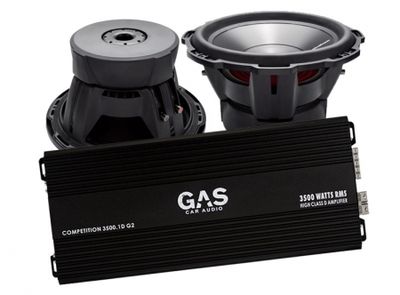 Rockford Fosgate Punch P3D412 2st + GAS Competition 3500.1D G2