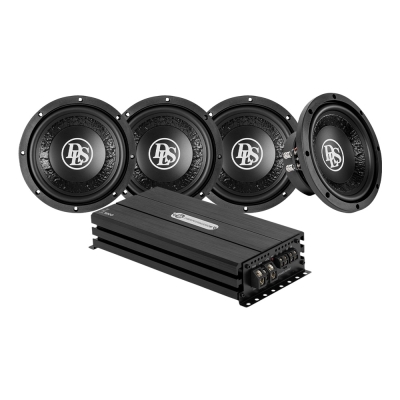 4-pack DLS PE8.D2 med PE1.1000, 4x8 tums baspaket