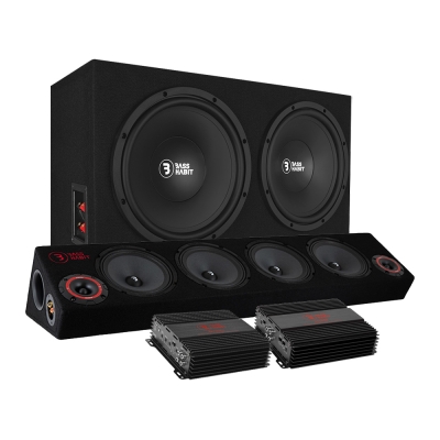 Bass Habit PL212 med SPL64 och slutsteg, raggarpaket