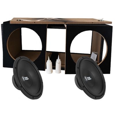 2-pack Bass Habit PL300 2x12 tums baslåda, i byggsats
